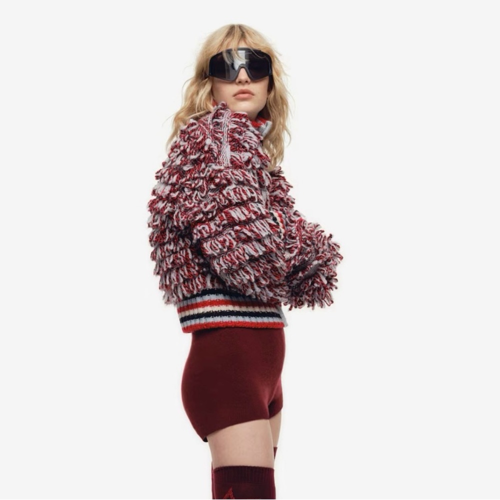 Perfect Moment H&M Boucle Knit Wool Cardigan - Picture 3 of 10